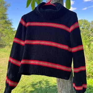 Black stripe sweater